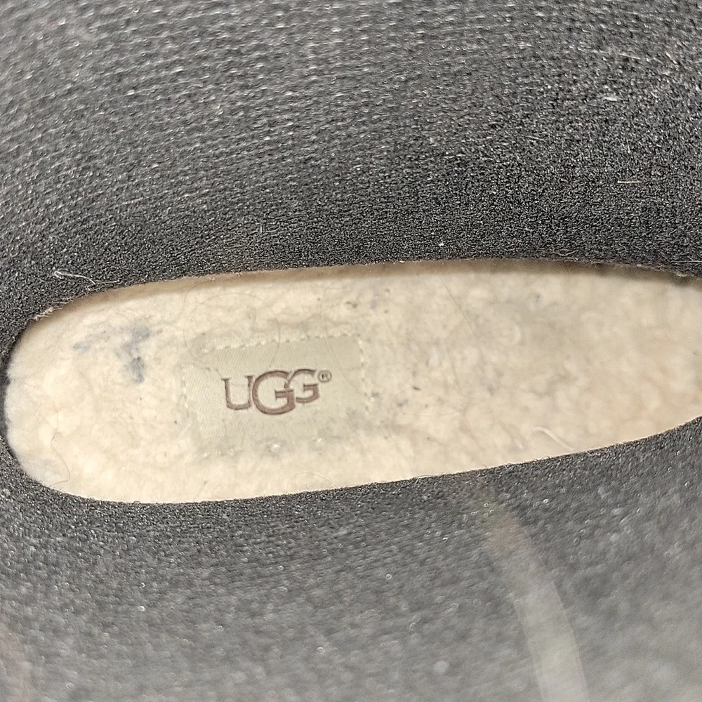 UGG shiny black